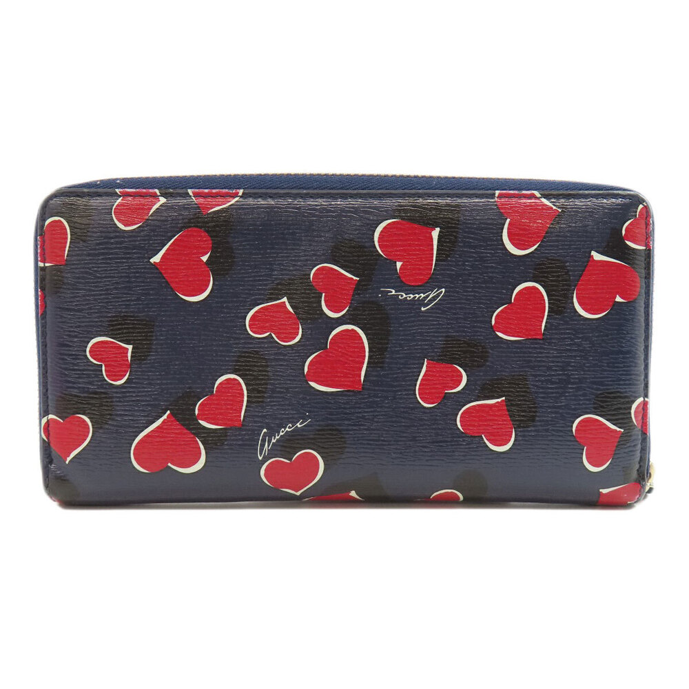 Gucci Interlocking GG Leather Wallet Long Black